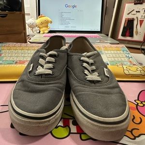 Vans kids size 3 grey